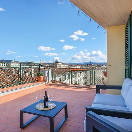 Ferienwohnung Penthouse With Big Terrace In Oltrarno Florenz Exterior foto